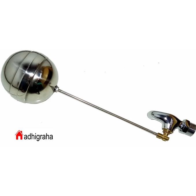 Kran Pelampung 3/4 Kuningan Stainless Skl