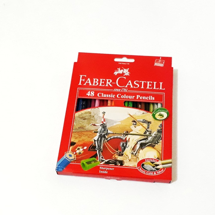 

WARNAPENSIL- PENSIL WARNA FABER CASTELL 48 WARNA CLASSIC -PENSIL WARNA