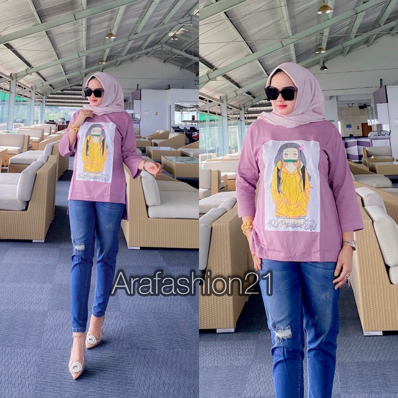 Atasan Kaos Shaqueenara