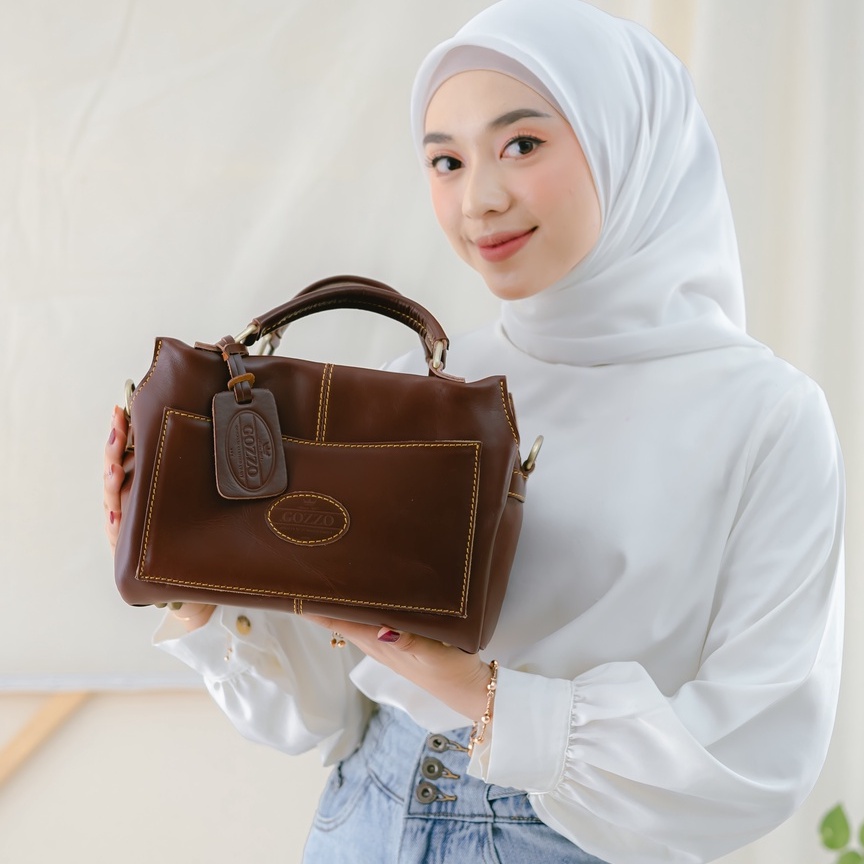 NEW !! TAS WANITA HANDBAG  KULIT SAPI ASLI  BERTHA / GRATIS GRAVIR NAMA KAMU