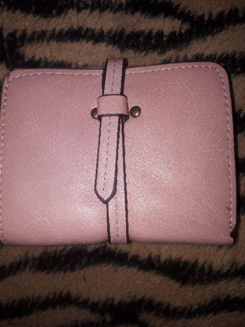 DOMPET WANITA LINA WA009P3 KULIT IMPORT PINK BATAM KOREA 
