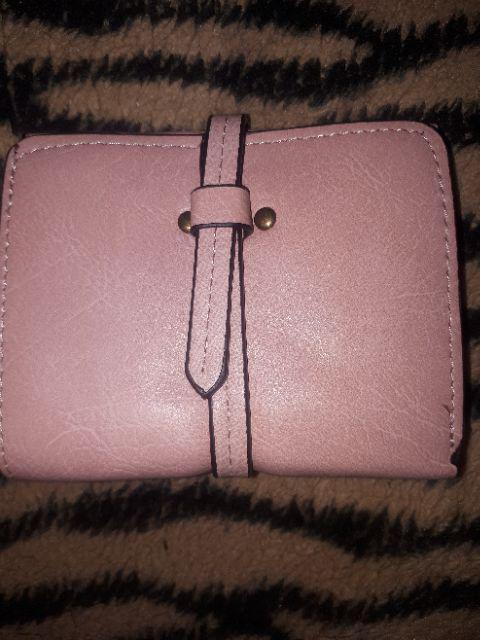 DOMPET WANITA LINA WA009P3 KULIT IMPORT PINK BATAM KOREA 