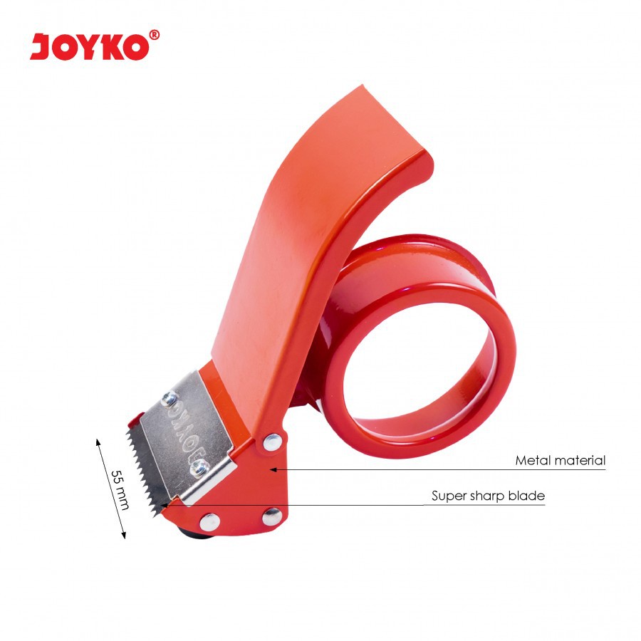 

Tape Dispenser Joyko TD-2 S Dispenser Lakban Ukuran 2 Inchi Bahan Besi - SHSNP