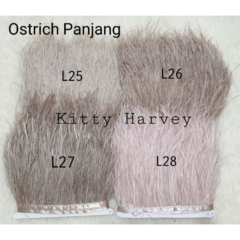 BULU OSTRICH PANJANG 1METER