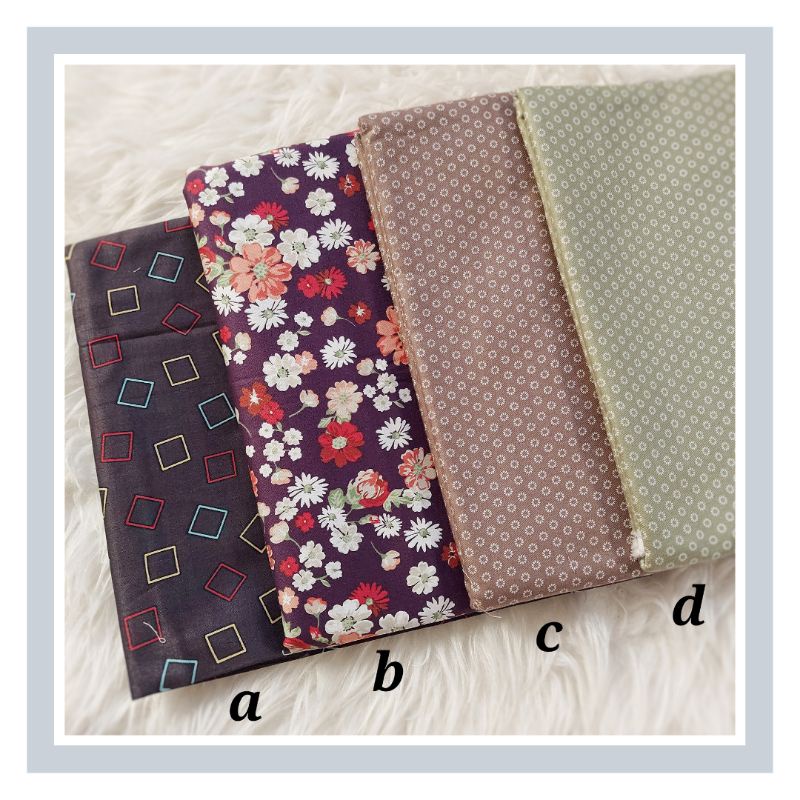 Jual Kain Perca Katun Jepang ukuran 50cm x 50 cm Japan Design Tokai