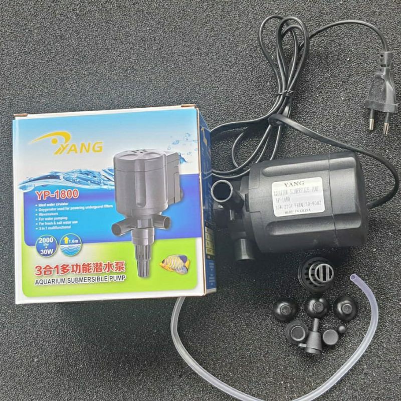 power head pompa air celup aquarium pompa hidroponik YANG YP 1800 yang yp1800