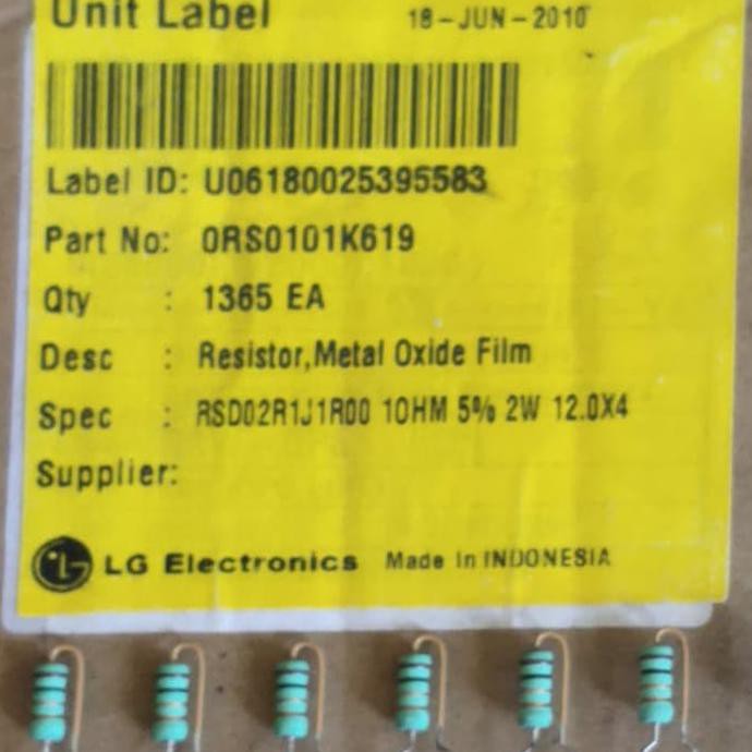 1ohm 2watt 1 ohm 2w mttban99 Ayo Order