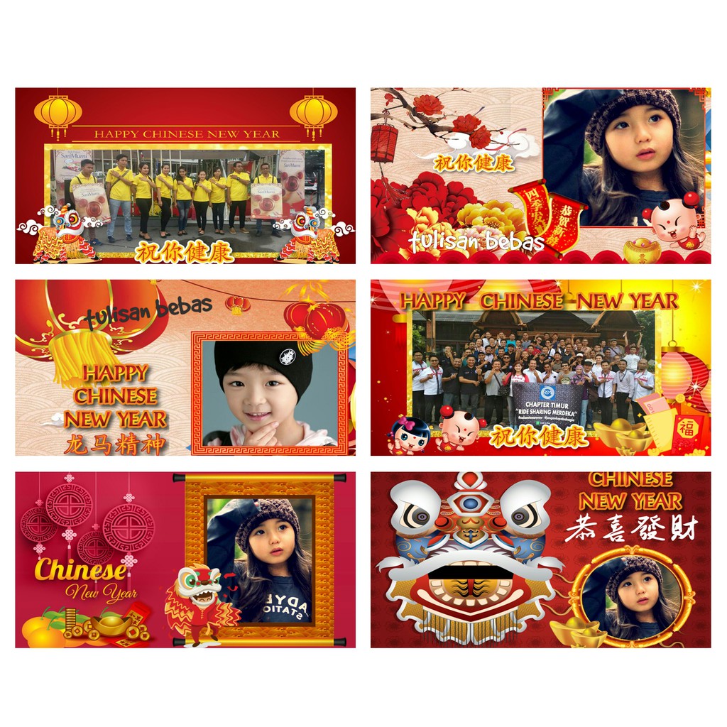 Angpao/Amplop imlek Custom Foto ukuran Besar