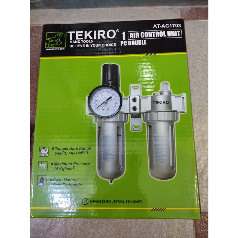 Tekiro air control unit double Air Filter angin compressor Tekiro