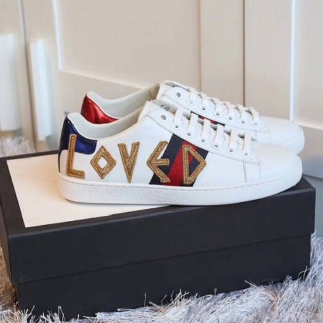 gucci ace loved sneakers