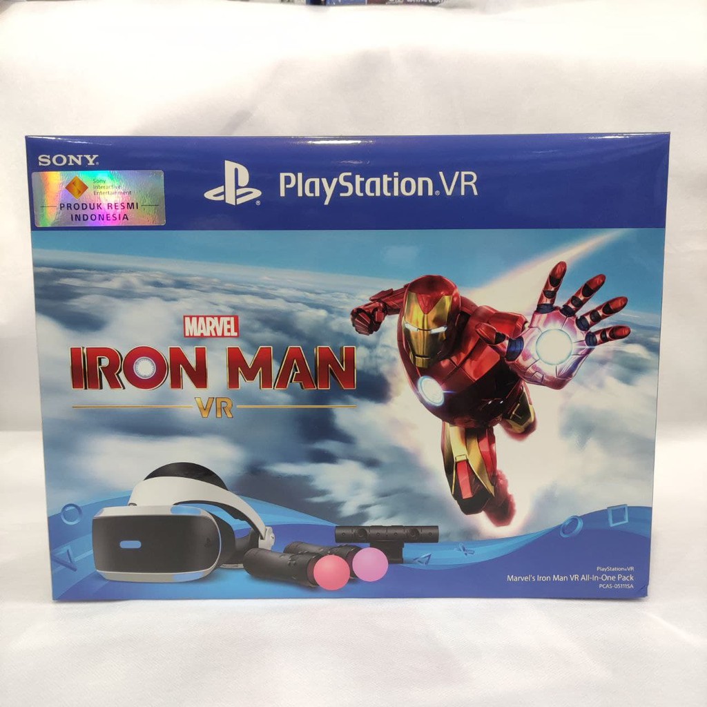 Sony Ps4 Vr Bundle Ironman Playstation Vr Marvels Iron Man Bundle Shopee Indonesia