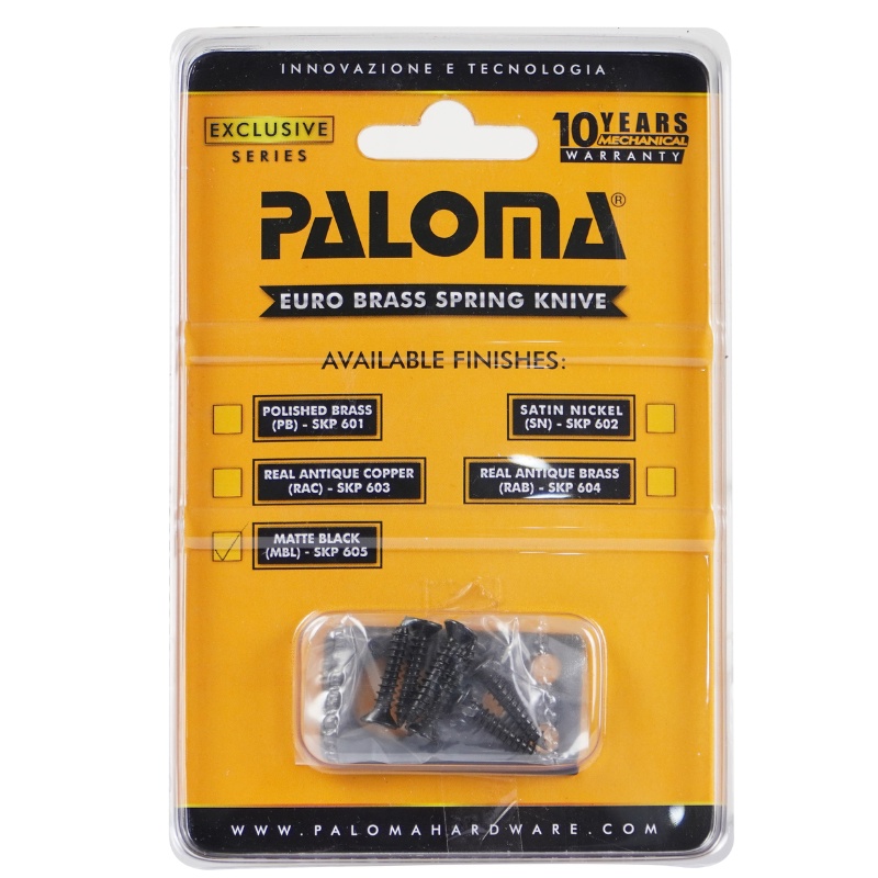 PALOMA SKP 605 SPRING KNIVE KUNCI PENGAMAN JENDELA HITAM MATTE BLACK