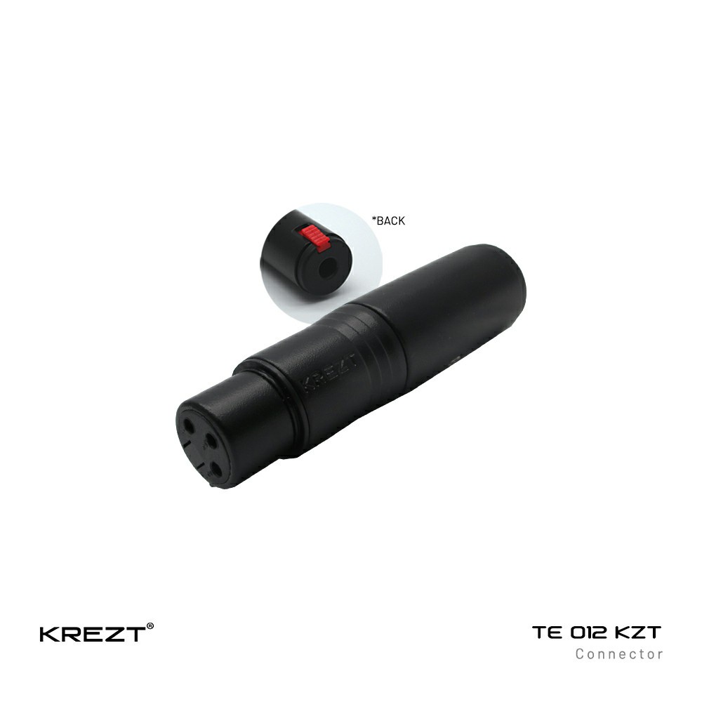 Adaptor Jack Akai Female Stereo To Canon XLR Female KREZT TE 012 KZT