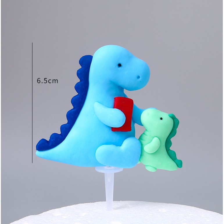 Topper Kue Desain Hewan Dinosaurus Harimau Singa Panda Jerapah 3d Handmade Untuk Dekorasi Pesta Ulang Tahun Anak