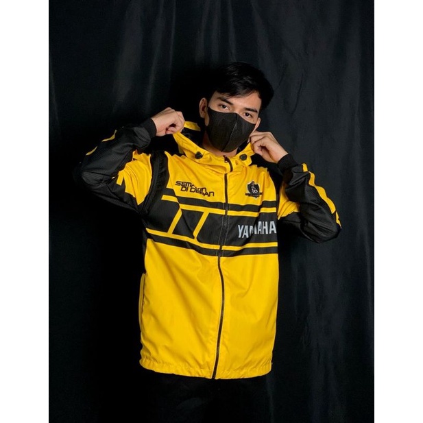 ✅ [WATERPROOF] JAKET YAMAHA RACING VINTAGE HOODIE SUNMORI MOTOGP