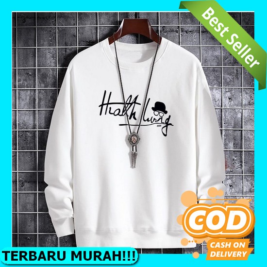 🅳🅵 Sweater Rj Aesthetic Pria & Wanita | Sweater Korea Style Fleece Cotton | Dhea Fashion Cod -  Livi