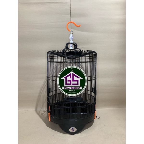 SANGKAR KANDANG MURAI EBOD JAYA HITAM NON LIS NO 3