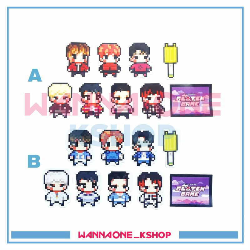 

sticker set glitch mode nct dream stickers stiker