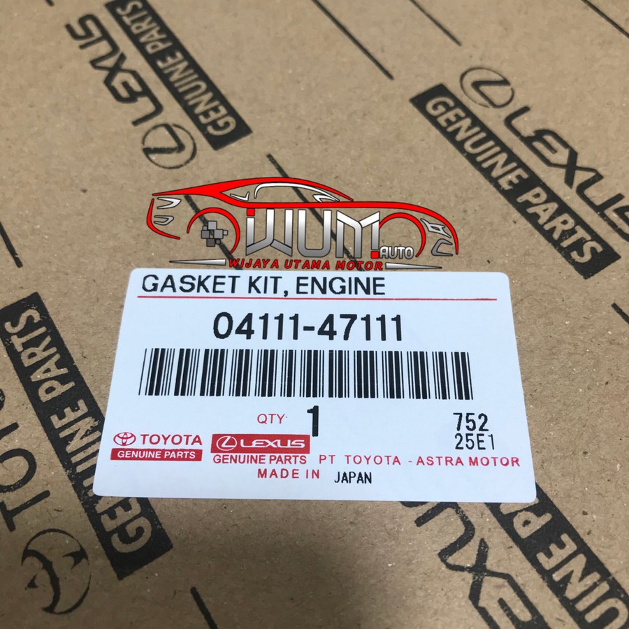 GASKET SET PAKING SET MESIN ALL NEW RUSH TERIOS GRAND AVANZA 1.5 DUAL