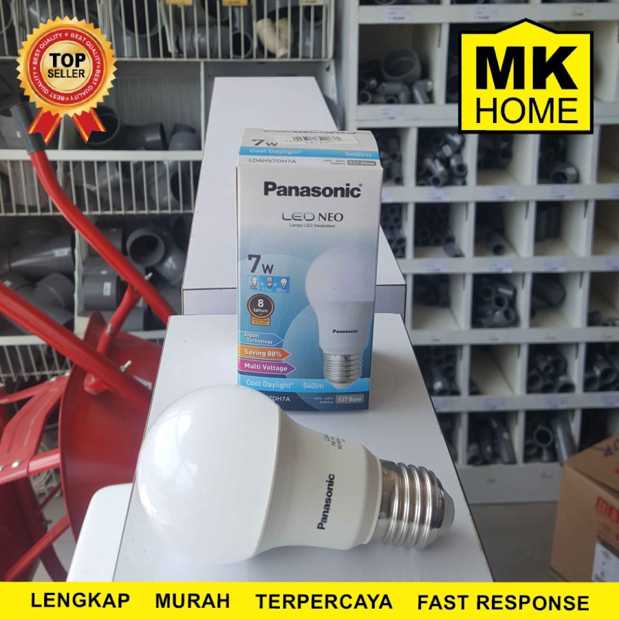 Lampu Led 7 Watt Putih Panasonic