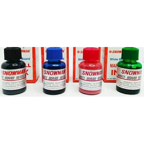 

refill spidol snowman white board ada 4 warna pilih 1