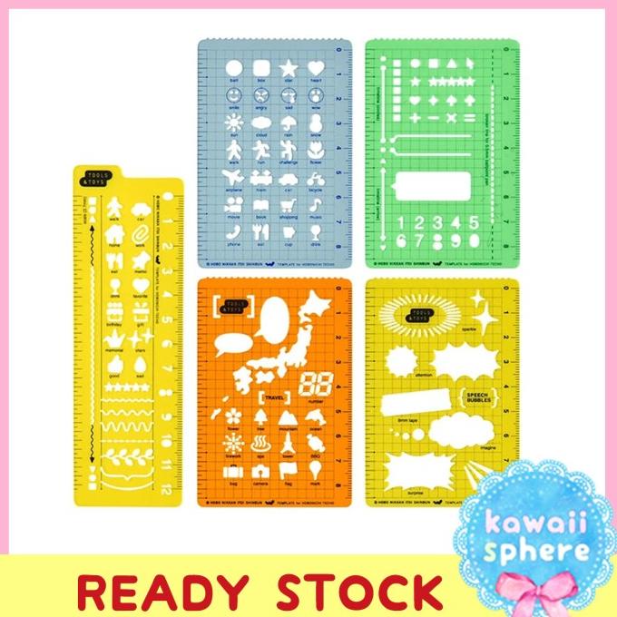 

Office & Stationery | Alat Tulis | Hobonichi Template Stencil | Hobonichi Techo Accessories | Ready | Best Seller