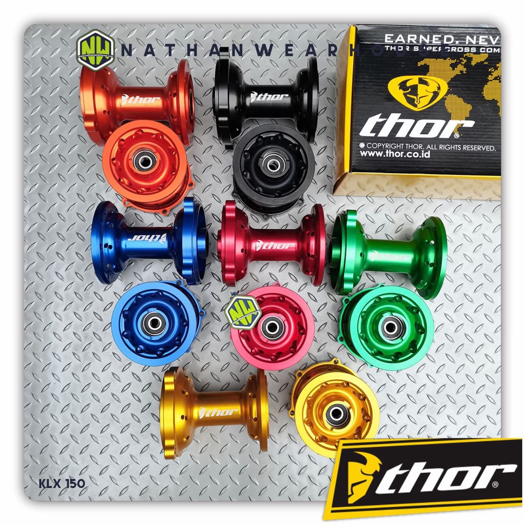 Tromol Set KLX 150 Depan Belakang CNC Forged 36H Thor