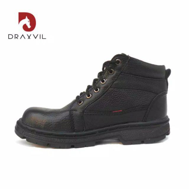 Sepatu Safety Kulit  Sapi Asli Draxvil  Original Safety 