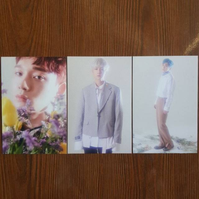 official postcard album cbx chen baekhyun xiumin limited edition