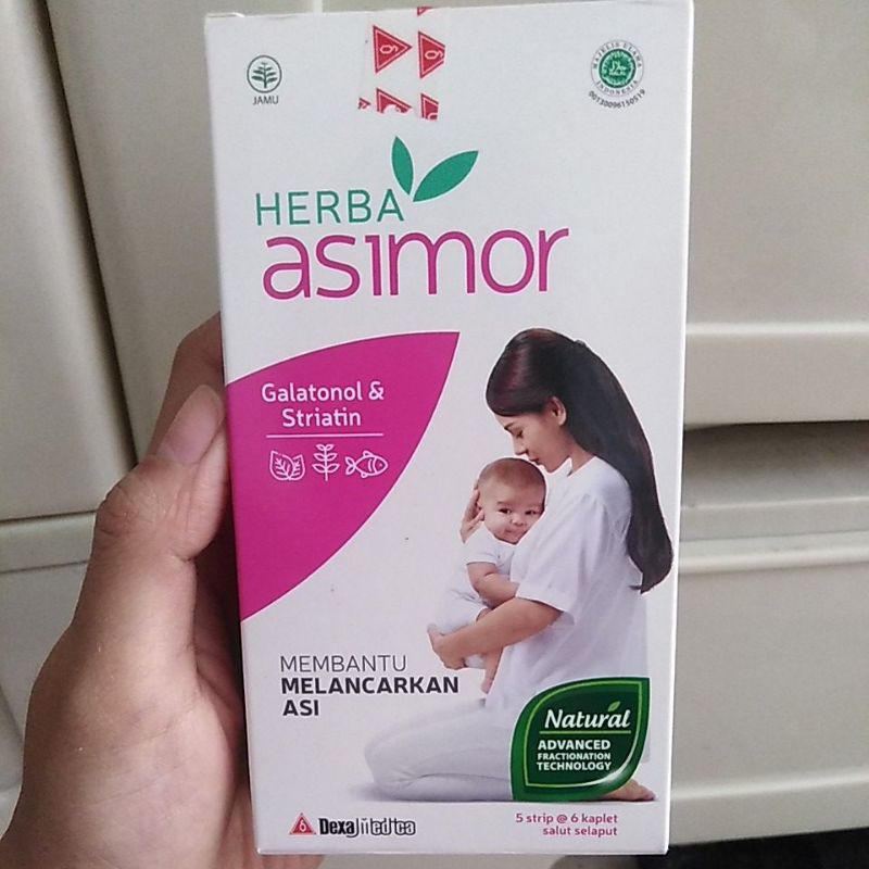 Herba Asimor Jamu Pelancar ASI Booster Strip dan Box 60 Melancarkan ASI vitamin ibu menyusui