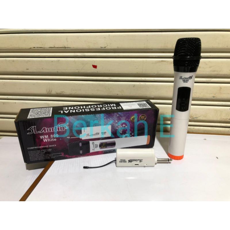 Mic Wireless Sl Audio WM-800 Satu Mic Wireless White