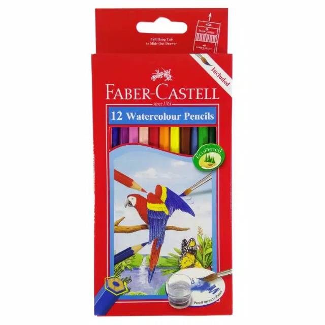 

Pensil Warna Faber Castell 12 WaterColour Panjang/Pensil Warna