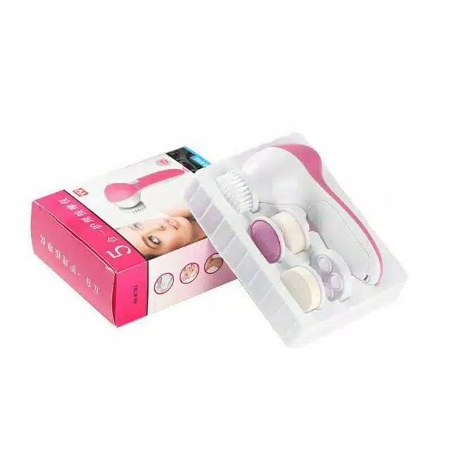 Alat pembersih wajah facial massager 5in1 membersihkan kotoran komedo