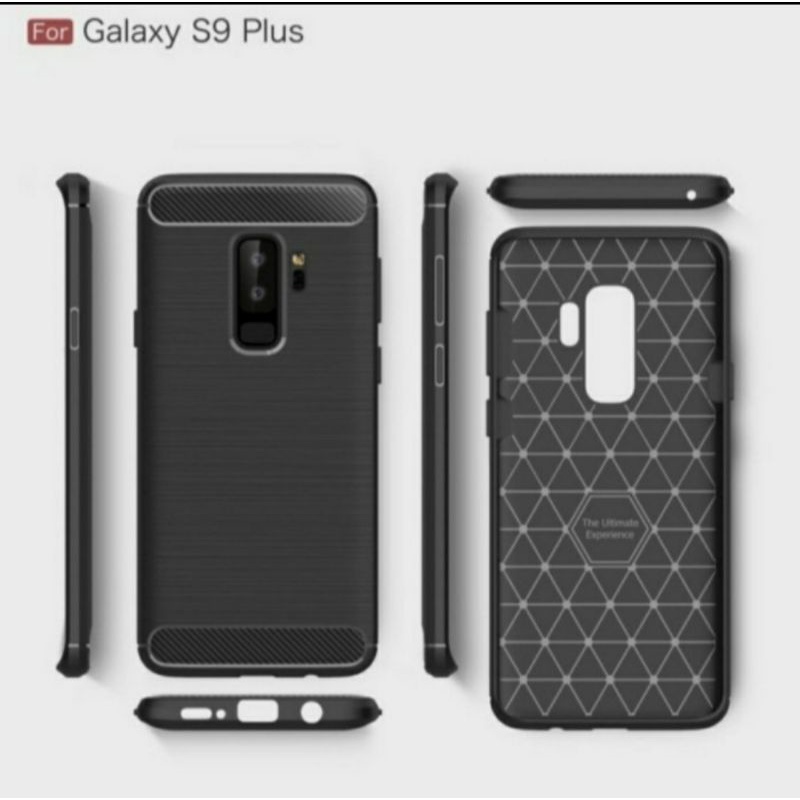 Samsung S9 S9 Plus soft case silikon carbon