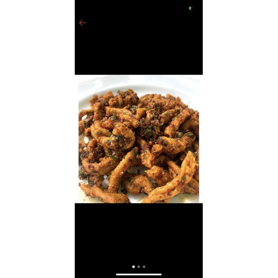 

kripik usus pedas