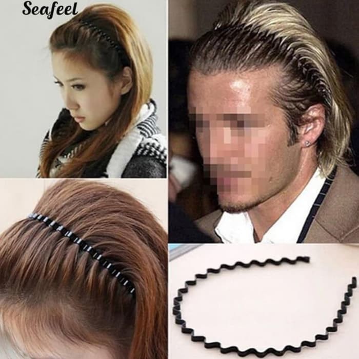 GROSIR - BANDO OMBAK BESI PRIA WANITA / HEADBAND RAMBUT BANDANA BANDO BANDANA