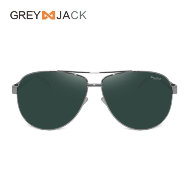 Promo Grey Jack sunglasses fashion pria terbaru polarized anti uv 3939 - GOLD GREEN Diskon