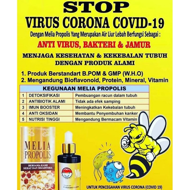 PROPOLIS (air liur lebah) 30ML