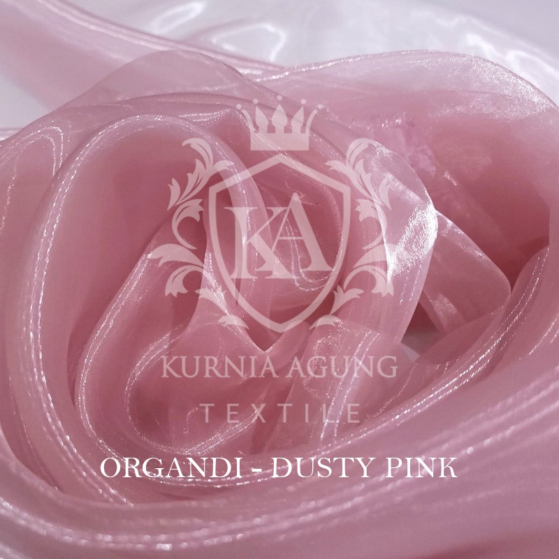 Kain Organdi Organza Kaca Lebar 150 cm Meteran Terlaris Murah Bahan Dekorasi Gaun Hijab PerMETER