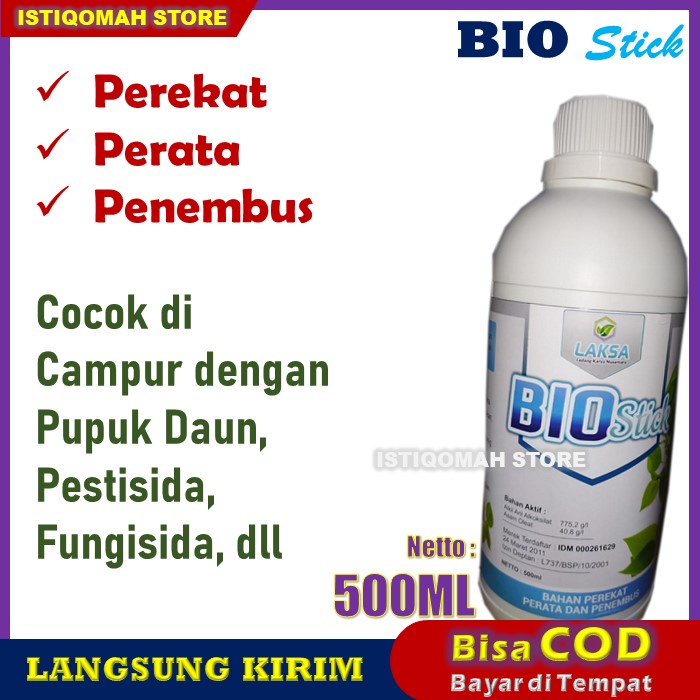 Jual Promo Cod Bio Stick Ml Perekat Perata Dan Penembus Meningkatkan Daya Rekat Pestisida