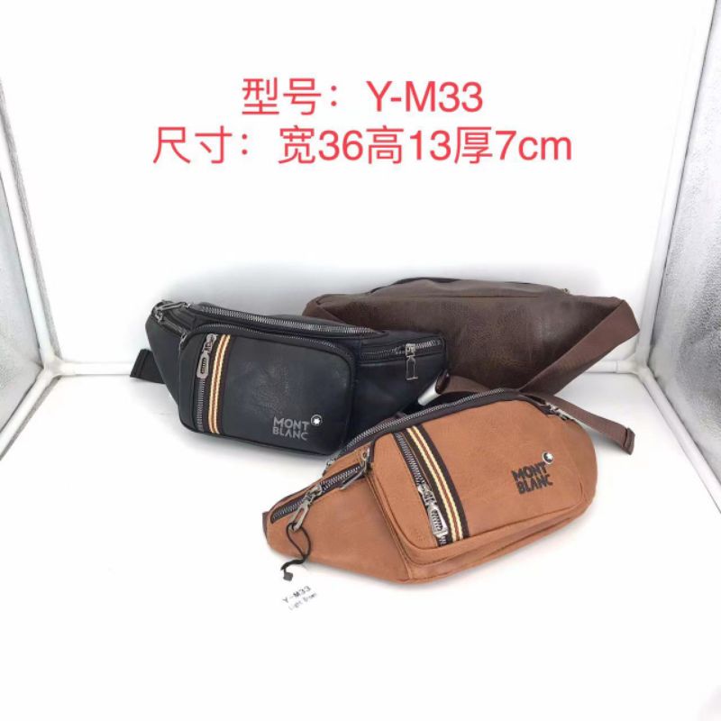 Waistbag Import Pria / Tas Pinggang Pria MB Kode Y-M