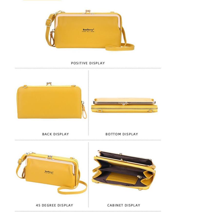 ℮ BAELLERRY N8102 Tas Selempang Wanita Bahan Kulit PU Leather Premium WATCHKITE WKOS ►