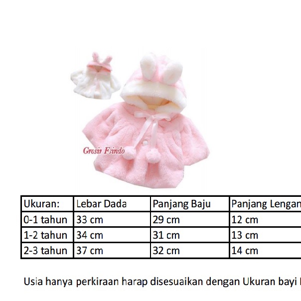 LYME Jaket bulu bayi/ jaket bayi/ mantel bulu bayi/ winter Toddler