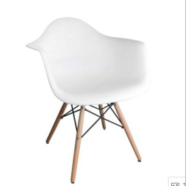 SALE Kursi Tamu/Kerja/Kafe/Hotel Vintage Derwood Putih