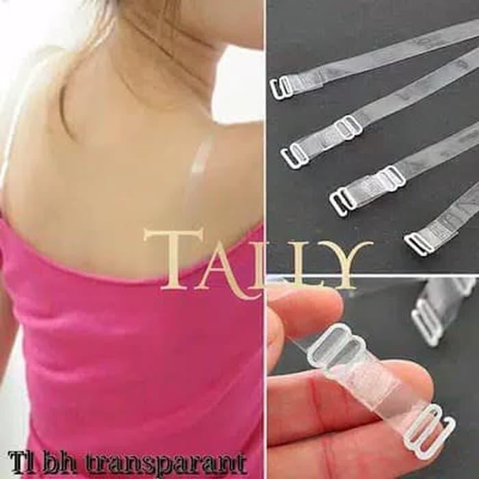 TALI BH / BRA STRAP TRANSPARAN MERK TALLY BAGUS MURAH 