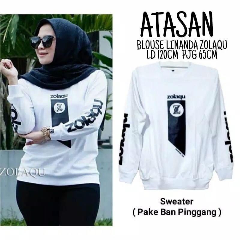 SJ - BLOUSE LINANDA JUMBO/ATASAN BLOUSE JUMBO MUSLIM