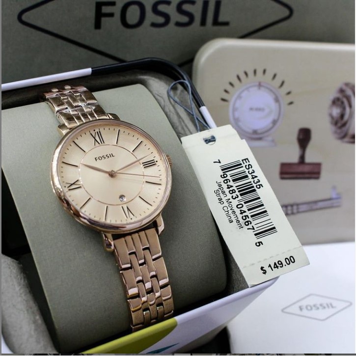 Jam Tangan Wanita F*ossil Jaqueline ES3435,ES3443,ES343 [ORIGINAL]