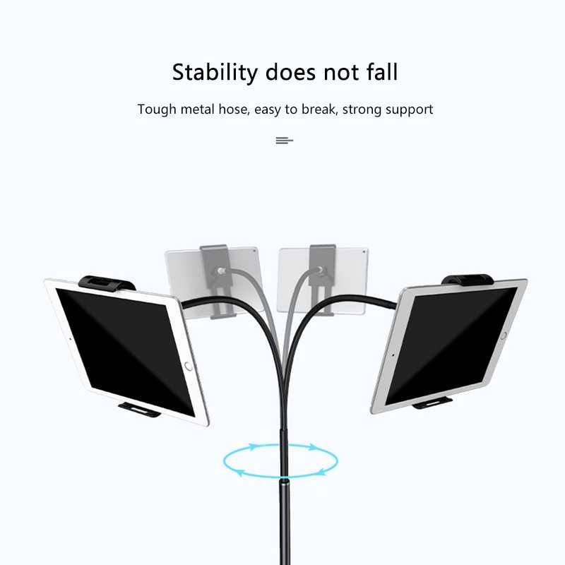 Best Seller ! Karwen Floor Stand Dudukan Smartphone iPad Telescopic Rotating - GH027