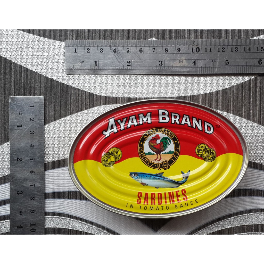 

Sardines ayam lonjong malaysia 215 gram / sarden malaysia