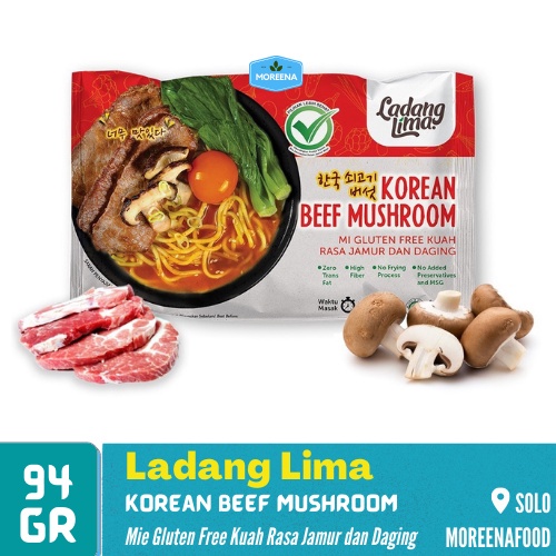 

MIE KOREA GLUTEN FREE LADANG LIMA 94GR